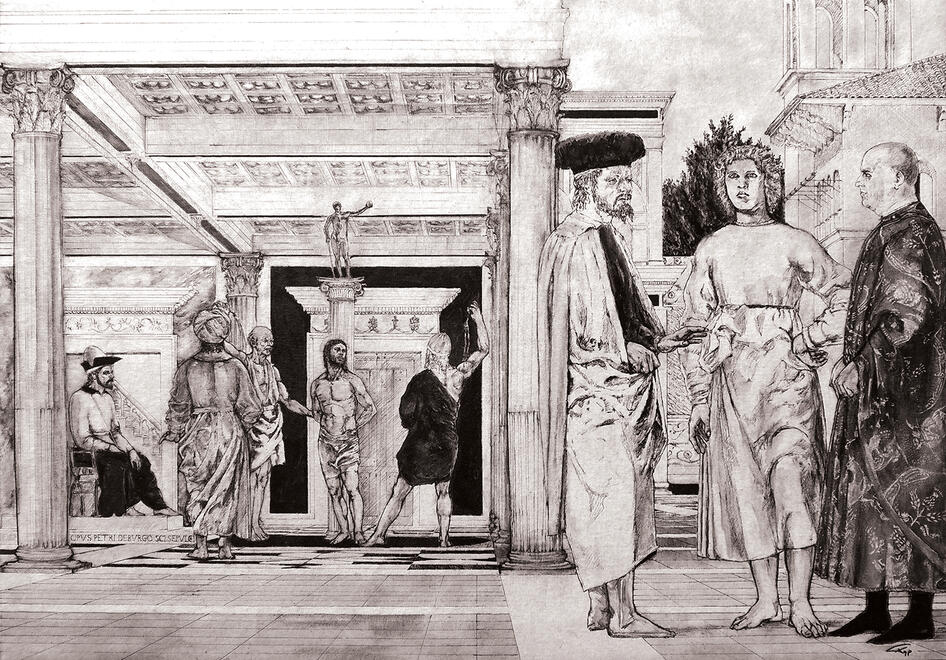 La flagellazione di Cristo